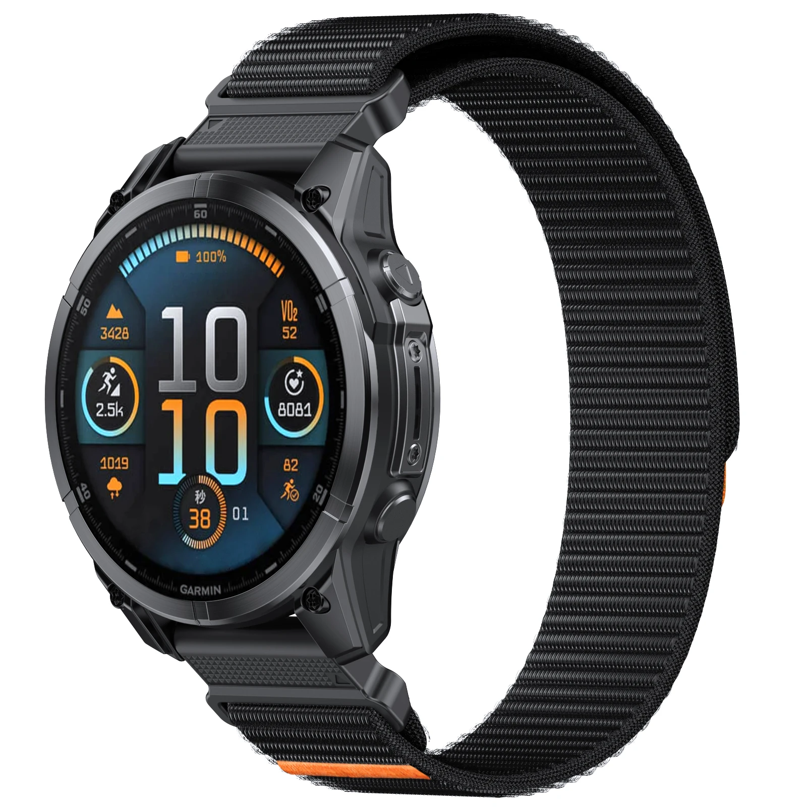 QuickFit 22mm 26mm Woven Nylon Band For Garmin Fenix E 8 47mm 51mm 7 7X 6 6X 5 5X Plus/Enduro 3/Epix Pro Gen 2 Strap Bracelet