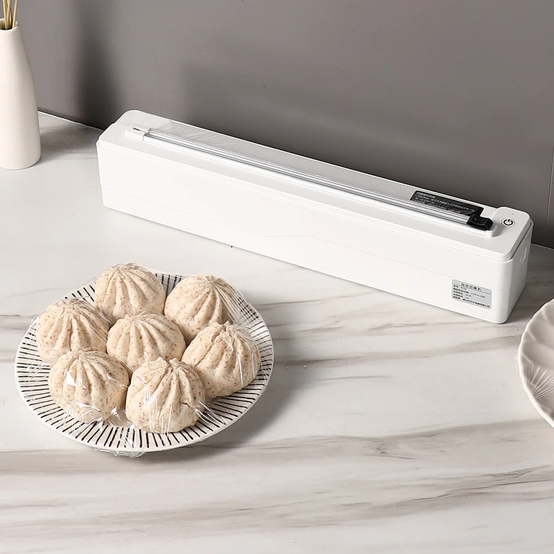 

Диспенсер для пищевой пленки с резаком, многоразовый, с голосовым управлением, для домашней кухни