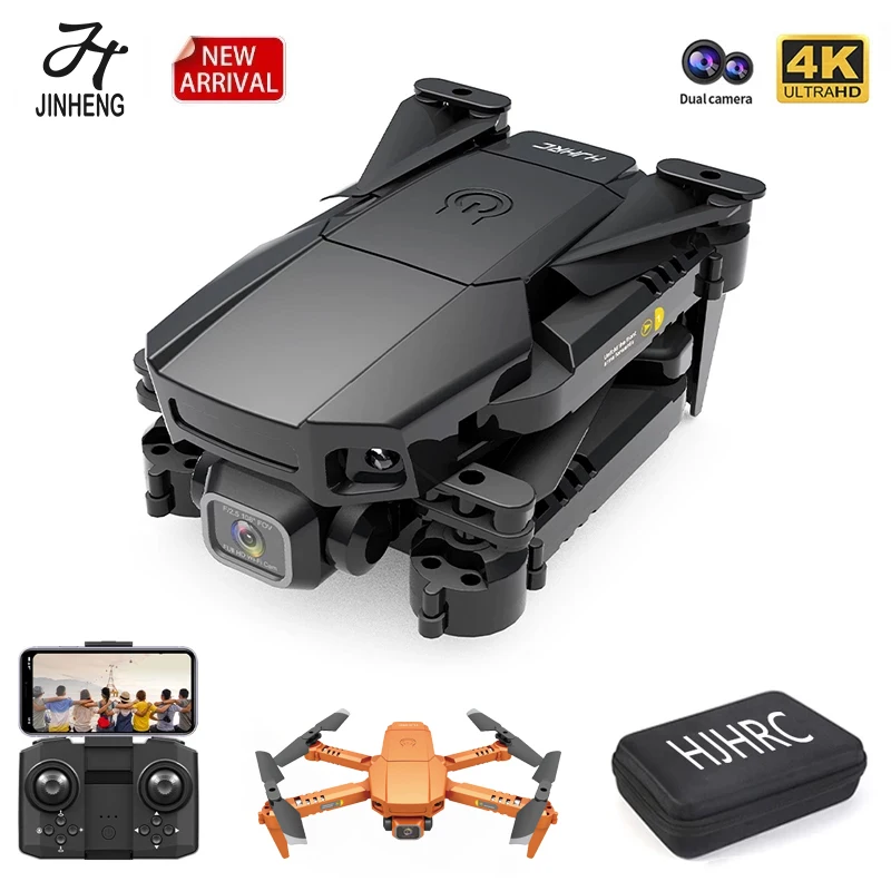 

JINHENG Новый HJ78 мини Дрон 4K Камера Двойной HD Holdable Квадрокоптер FPV дроны WiFi в режиме реального времени Трансмиссия Вертолет игрушка для мальчика