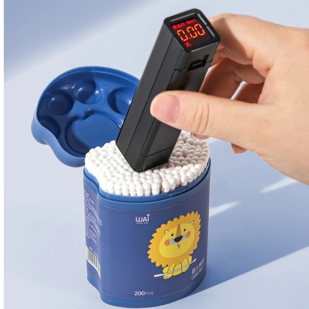 Convenient Double-headed Cotton Swabs Disposable with Packing Box Makeup Cotton Swabs Ear Cleaner Home Use