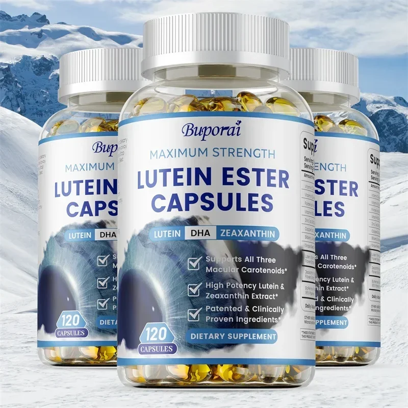 Lutein Ester Capsules - Relieve Blurred Vision and Dry Eyes, Reduce Eye Fatigue, for Vision & Eyes Health