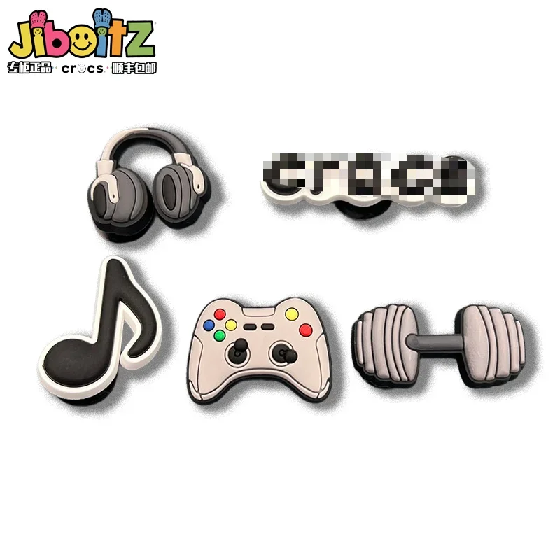 

Headset Game Machine Series PVC Shoe Charms for Women Gils Y2k Fashion Cute Bling Crystal Jibz Shoe Decorations Kid Gifts