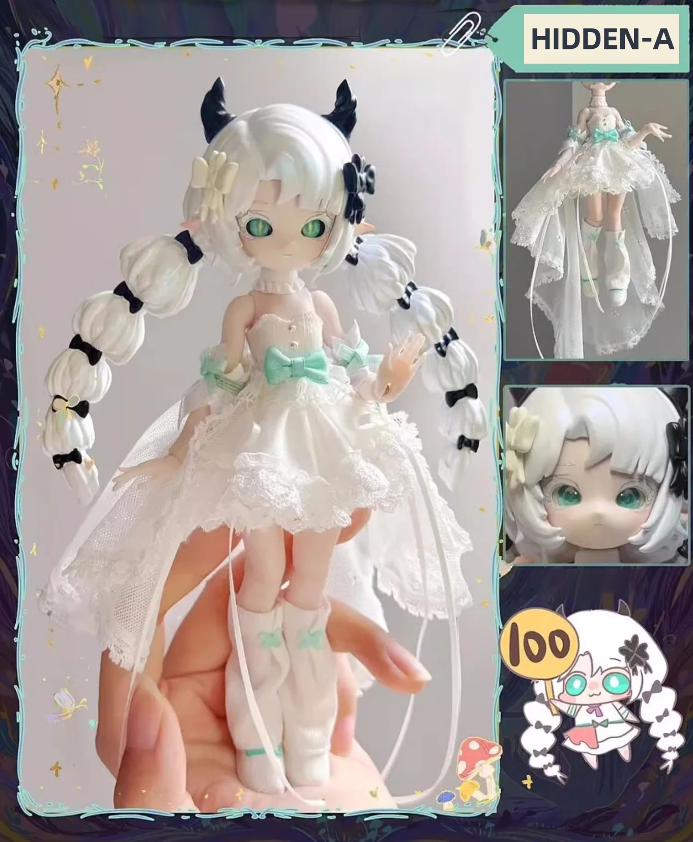 Authentische, sofort lieferbare Pilz-Fungus 1/12 BJD Blind Box bewegliche Gelenkpuppe Anime-Figur Sammlerstück Trendspielzeug Ornamente Geschenke – Detail 8