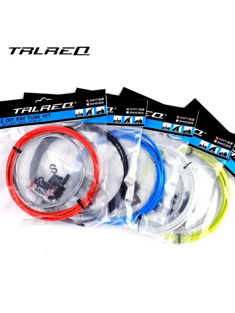 Kit de câbles de changement de frein de vélo, 2m/2.5m, ensemble de boîtiers 4mm/5mm pour dérailleur de route vtt, Solution de réparation complète