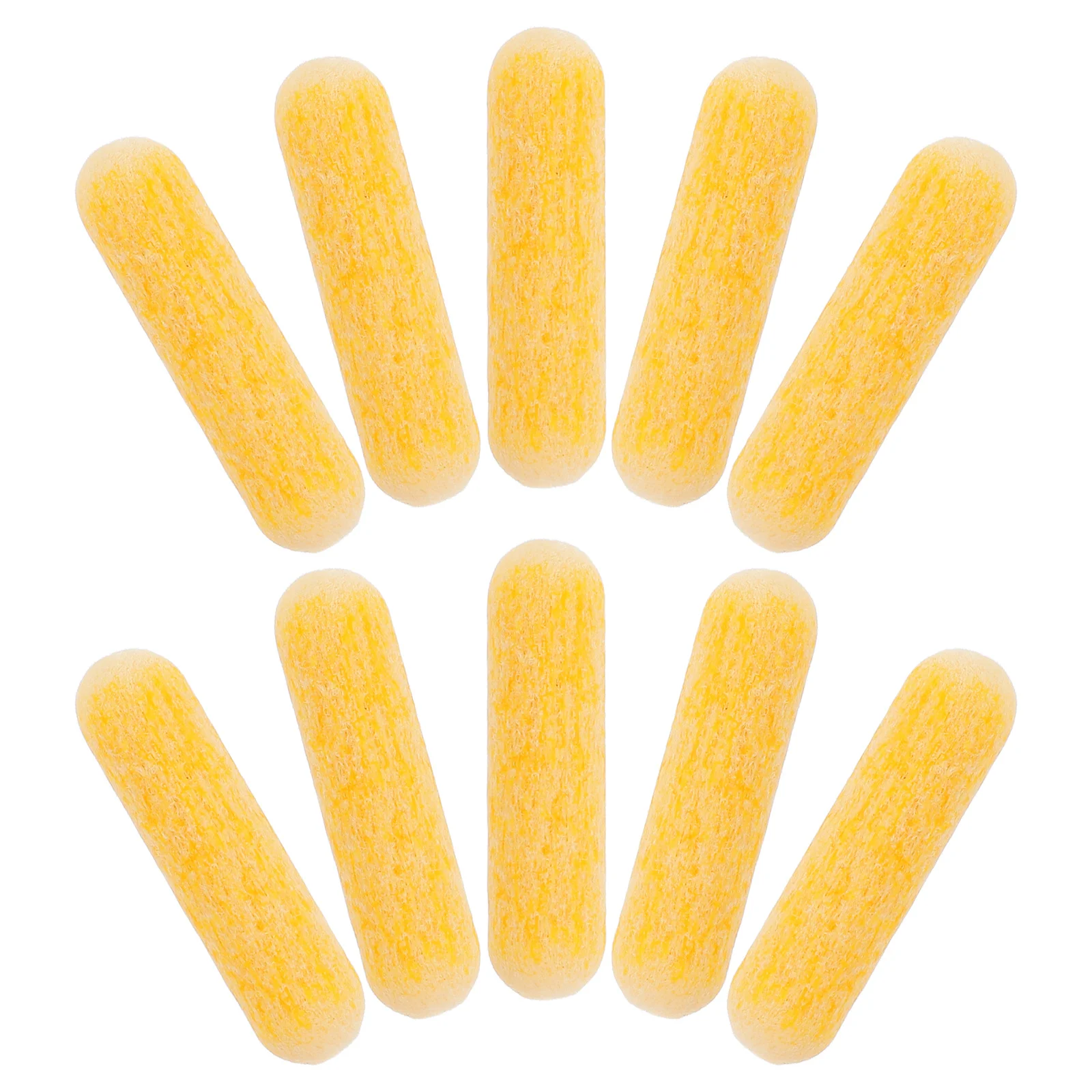 10pcs Paint Marker Replacement Nibs 8Mm Fine Tip For Detailed Painting Repair Durable Nylon Brush Tips Permanent Marker Refill