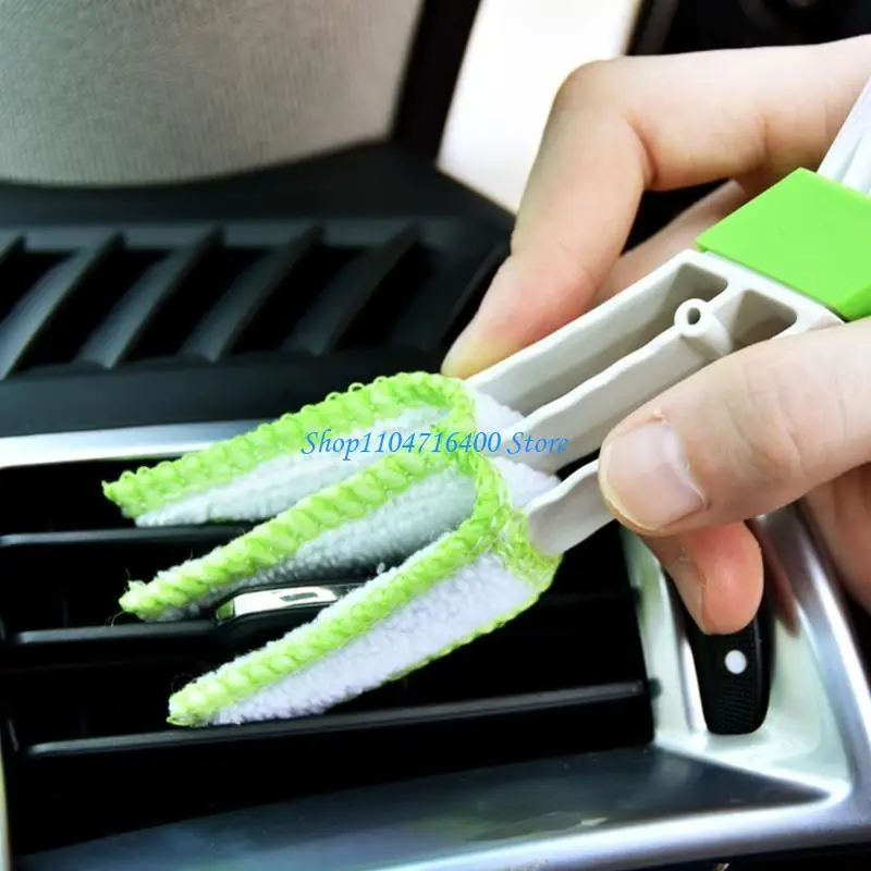 

y1gd Vent Duster Brush Auto Air Conditioner Duster for Car Air Outlets Dust Collector