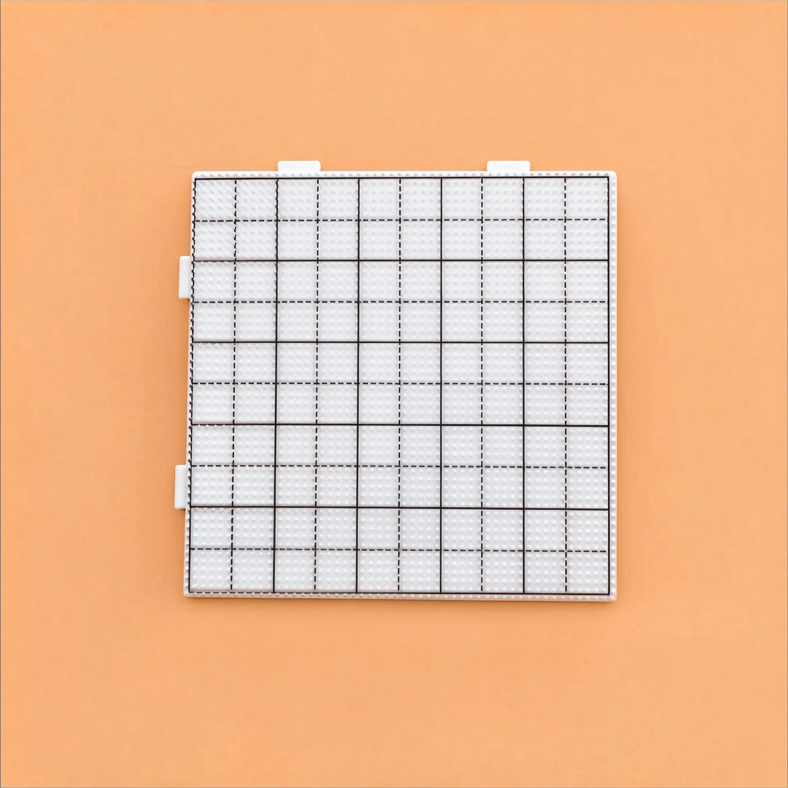Fusable Bead Boards 52 Pins/14x14cm, Matte Color, for 2.6mm Beads, Heat Resistant, Reusable