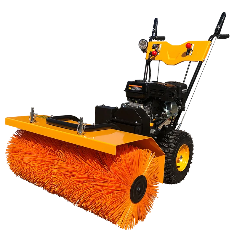 

Trade Factory Small Road Hand Snow Sweeper Walk Behind Snow Power Sweeper Machines Snow Thrower Plow