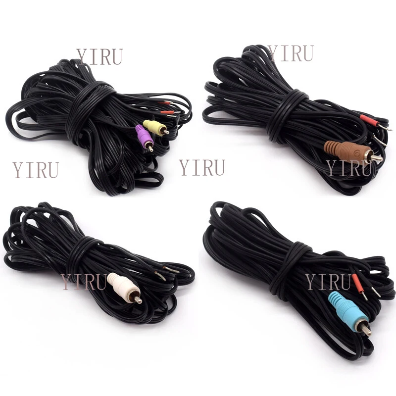 L+ for Bose-Lifestyle 20/35/40/48 RCA bare front rear right left cable wire