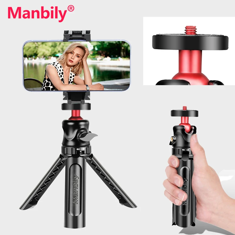 Mobile Mobile Phone Stabilizer Tripods MT-05 Portable  Vlog Mini Tripod Monopod Selfie Stick For Canon Sony  Camera smartphone