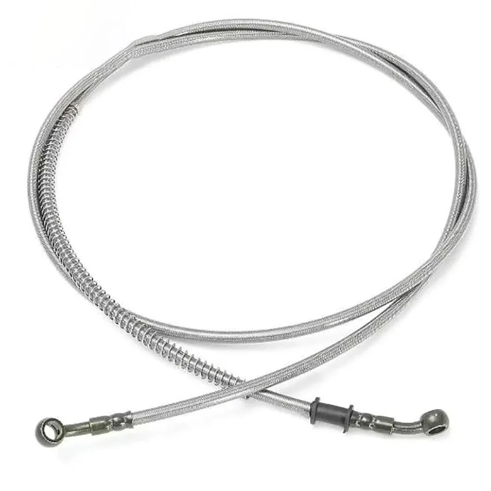 0 28 90 Degree Motorcycle, Scooter, Electric Bicycle Disc Brake Oil Pipe, 10mm Front And Rear Brake Integrated Hydraulic Oil Pip