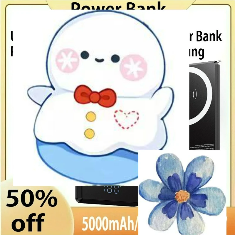 

10000mAh 12V 22.5W Wireless Power Bank Suitable for Apple 17 Wireless Magnetic Power Bank For iPhone Samsung Huawei