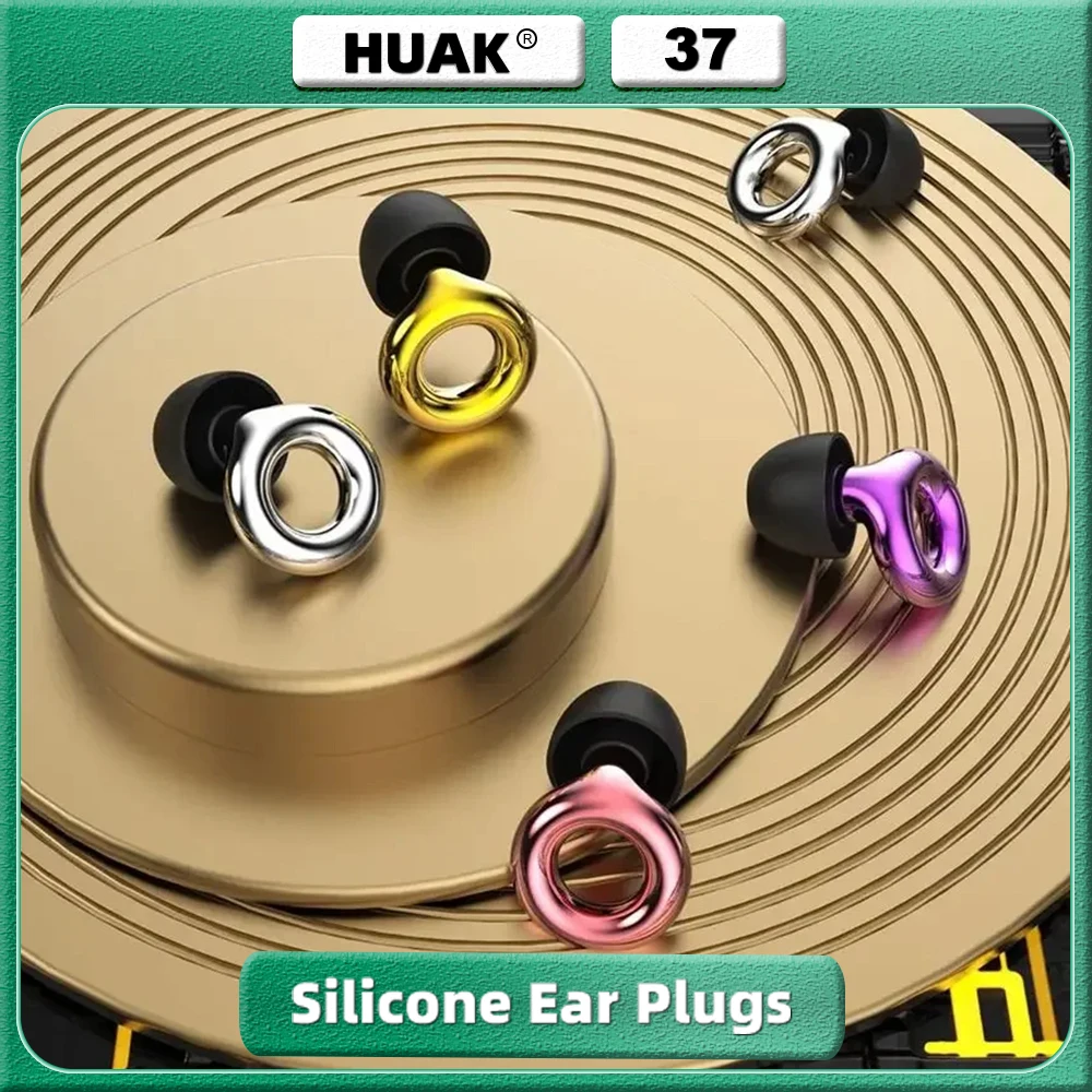 Tapones para los oídos reutilizables de alta fidelidad HUAK - 8 almohadillas para los oídos en XS/S/M/L - Concertiertos y festivales, eventos en vivo, músicos, DJs