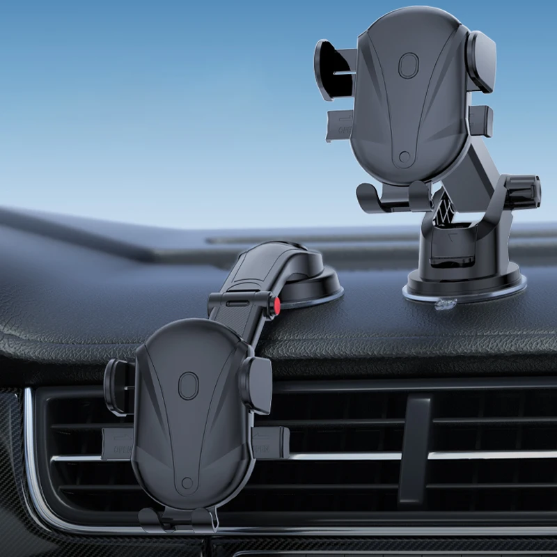 

Upgraded Car Phone Mount • Strong Suction Cup Base • 360° Rotatable • Portable Car Accessory • Phone Holder & GPS Stand