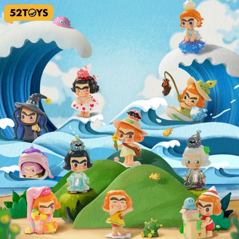 

52TOYS CiCiLu Ocean Little Messenger Series: Коллекционная фигурка-сюрприз, мультяшный персонаж, милая настольная модель, детская игрушка, подарок на день рождения