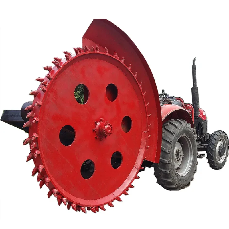 Open Ditch Width 8--30cm Can Customized Disc Trenching Machine Multifunctional Trencher for Rock and Asphalt Pavement