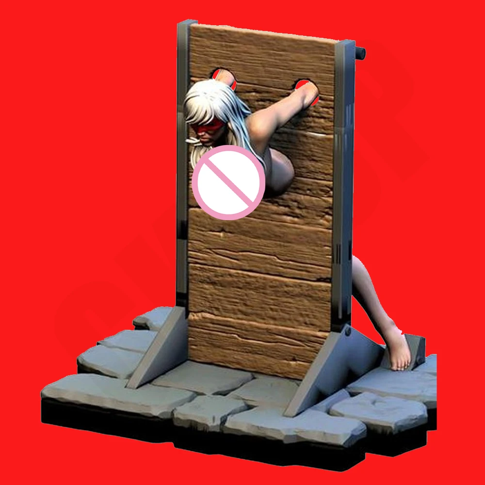 

1/24 заключенные слова NSFW фигурка из смолы игрушка неокрашенная кукла GK в разобранном виде 3D принт сборка миниатюрная редукционная статуя игрушка