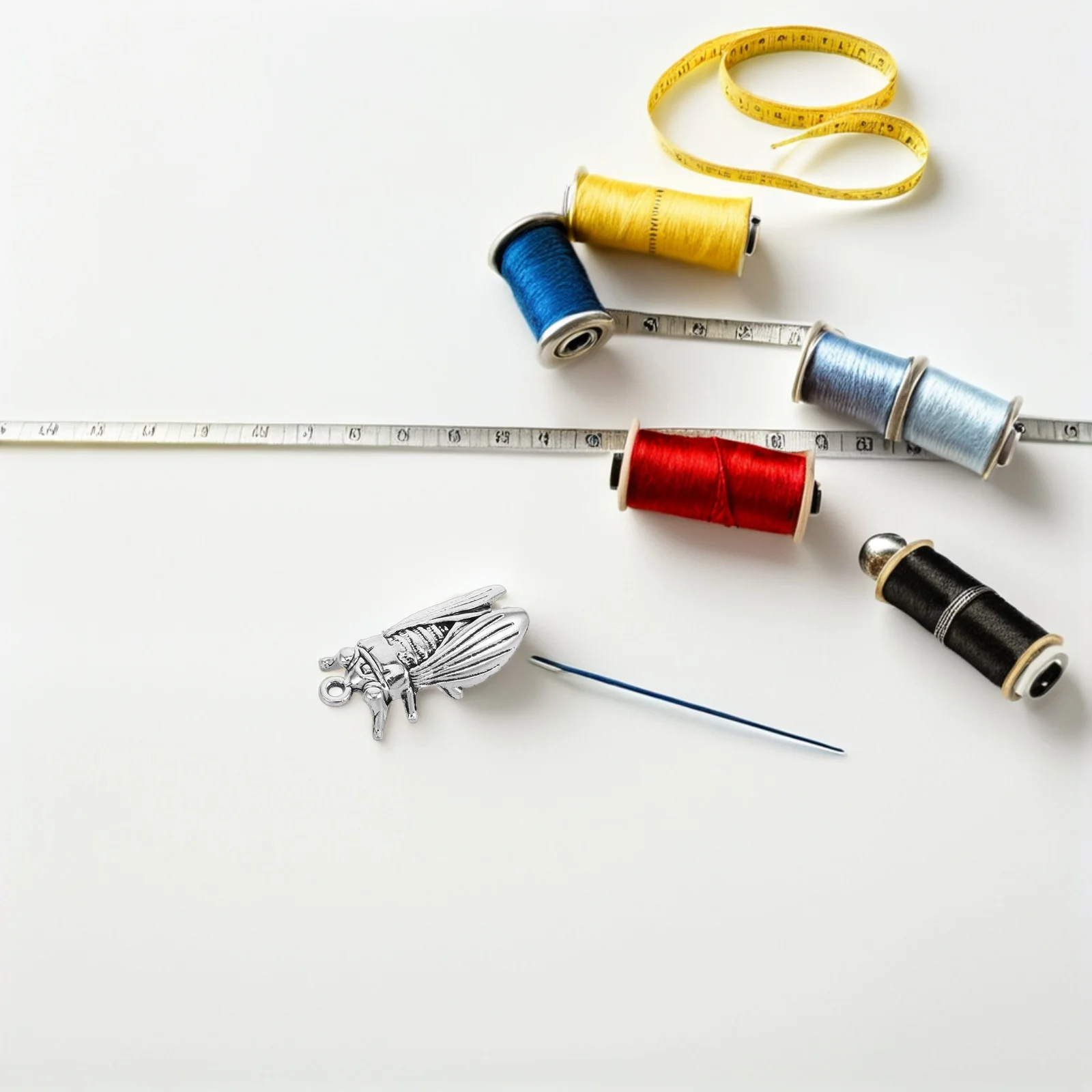 

20pcs Insect Charms Antiqued Silver Vintage Alloy Bug Pendants For Diy Jewelry Making Bracelet Necklace Crafting Projects Cicada