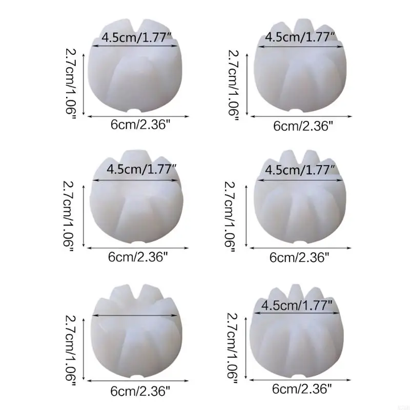 M76B Inverted Flower Base Silicone Cup Mold Toning Color Cup Diy Hand-adjusted Cup Baking Liquid Distribution Cup Model
