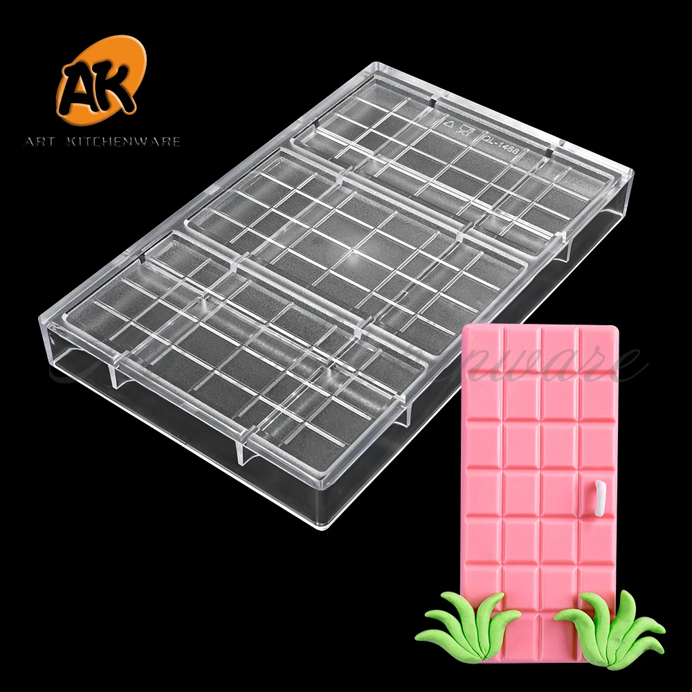 Chocolate Bar Molds Polycarbonate DIY Homemade Bonbons Candy Mould Confectionery Pastry Cake Decorating Tools Kitchen Bakeware