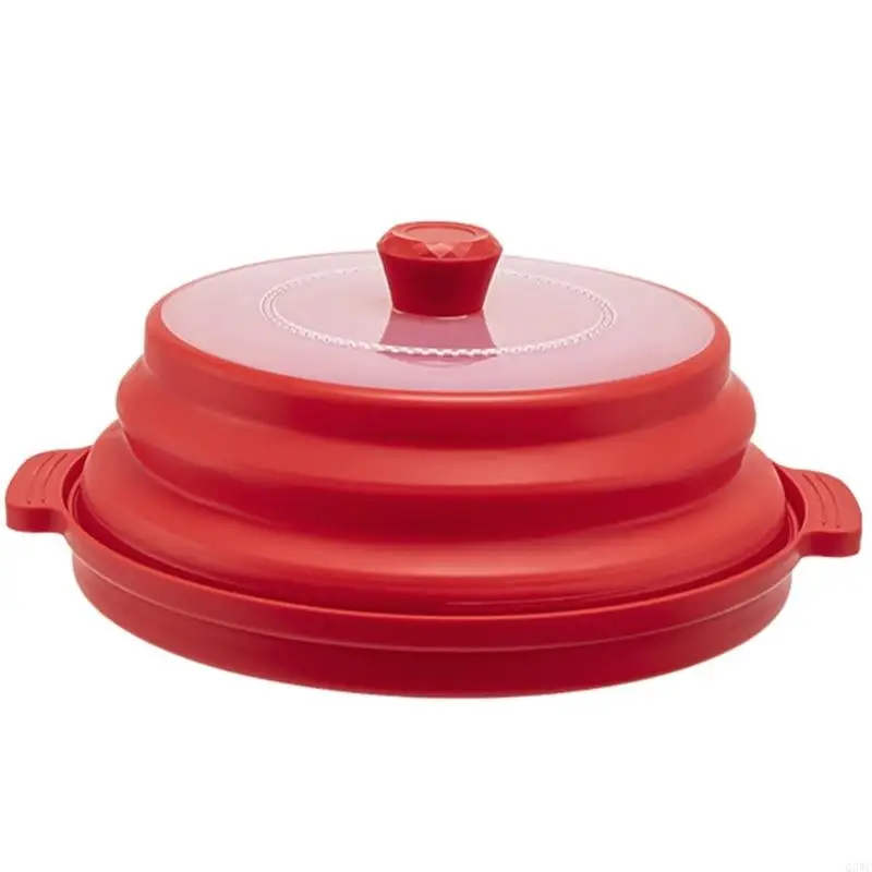 Heat Resistant Silicone Handle Splash Cover Multipurpose Microwave Cooking Accessory Q5WC