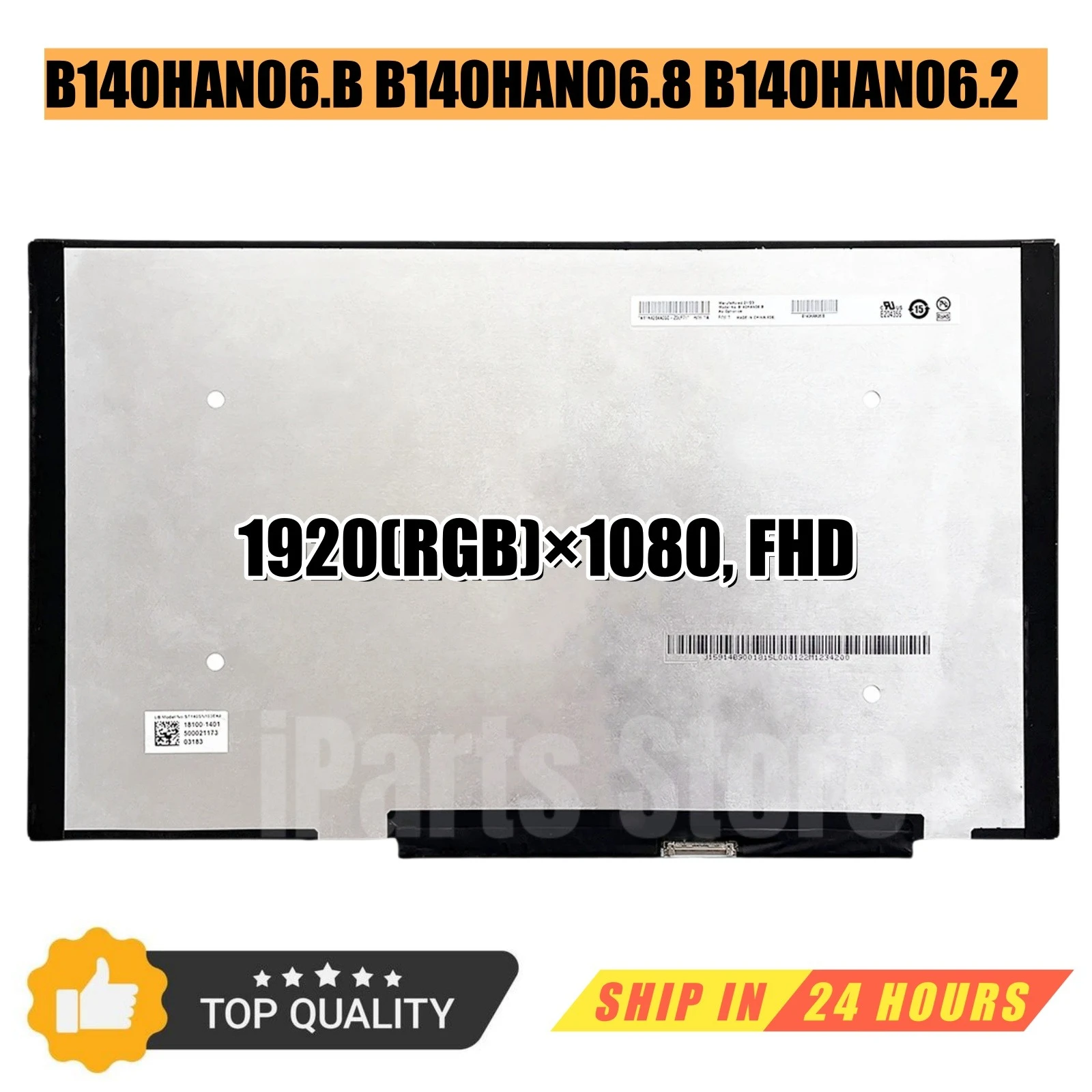 

Сменный дисплей iParts B140HAN06.8 B140HAN06.B B140HAN06.2 5D11B60376 5D10W69926 14,0 FHD ЖК-экран, матрица OEM