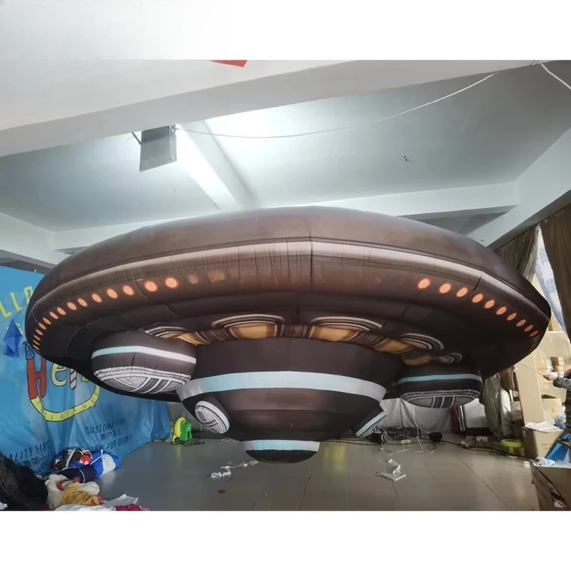 

Hanging Space Station Inflatable Spaceship Inflatable Ufo for Event Decoration