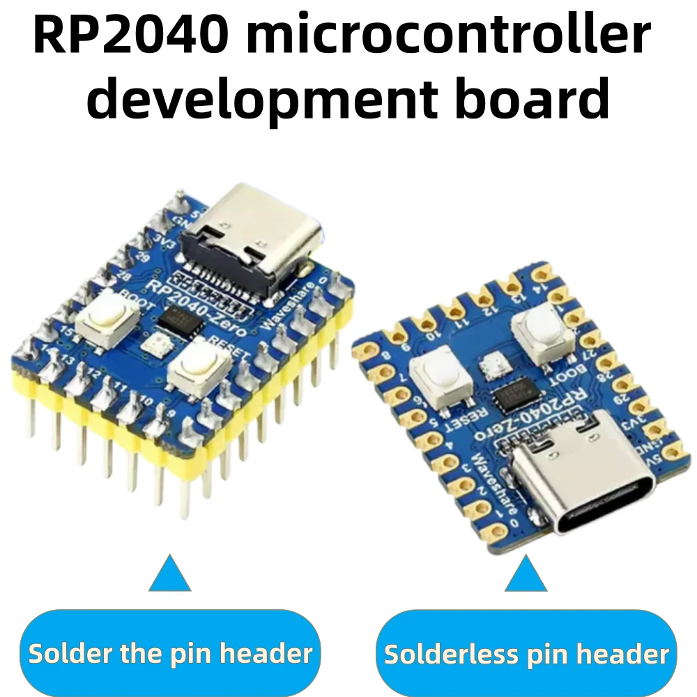 10 قطعة ، RP2040-Zero RP2040 لراسبيري بي متحكم بيكو وحدة لوحة تطوير ثنائي النواة Cortex M0 + معالج 2 ميجابايت فلاش