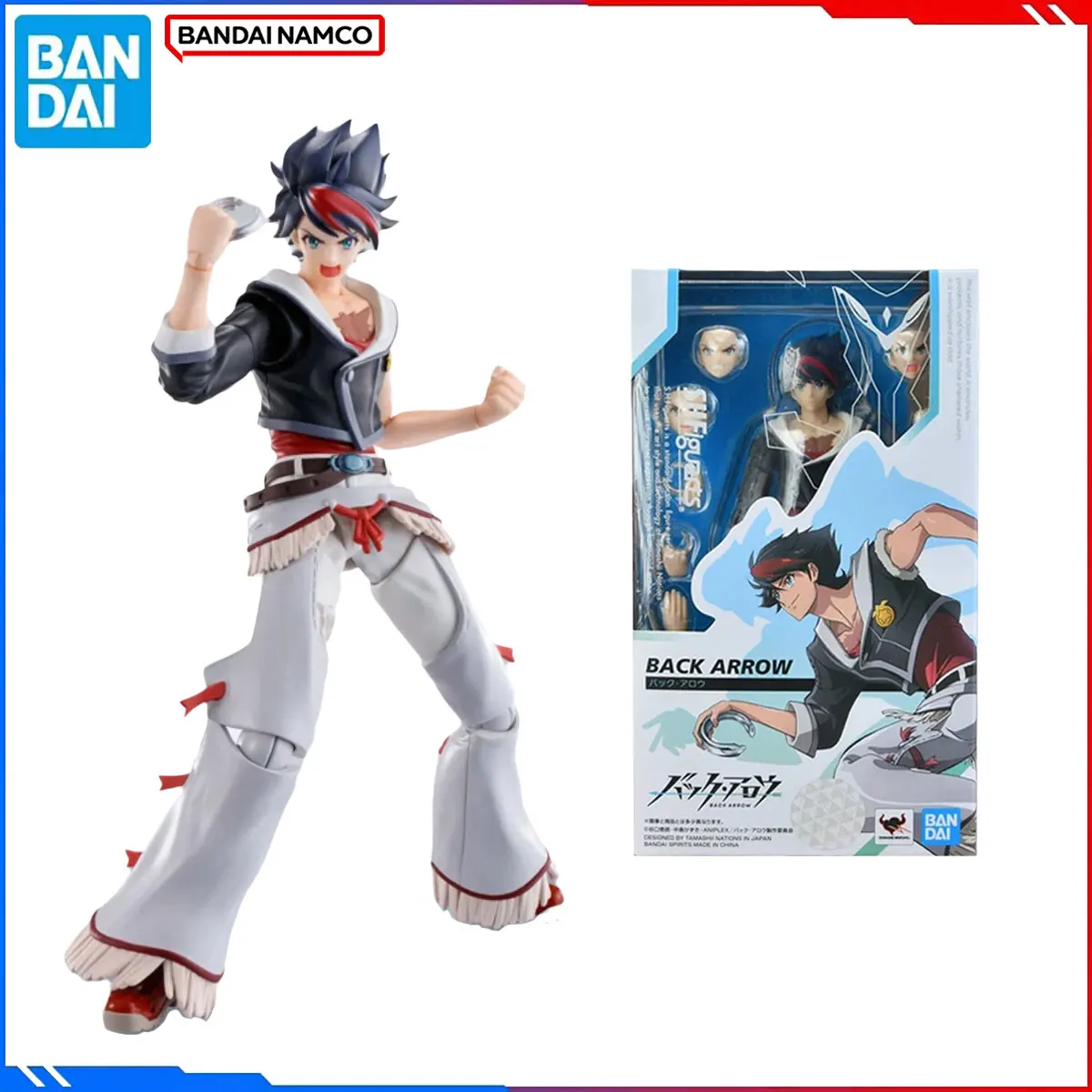 本物のバンダイオリジナルバックアローフィギュアモデルキット SHF 1/12 アニメフィギュアバックアローアクションモデルクリスマスおもちゃギフト子供のための