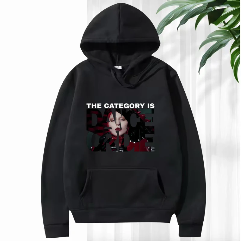 

Lady Gaga Dance or Die Graphics hoodie 2025 men women vintage y2k fashion Long sleeve streetwear print oversized hoodie unisex