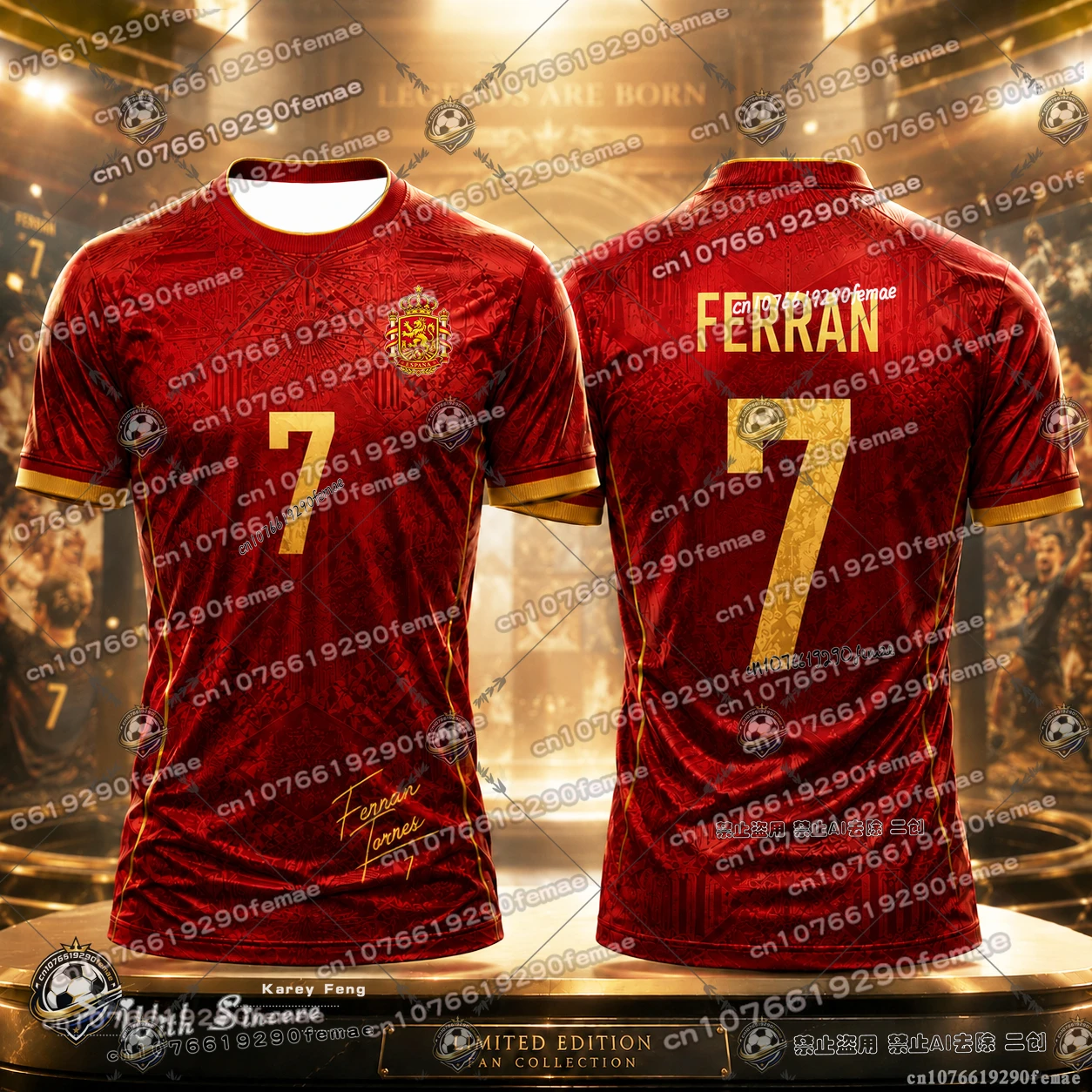 Hot Sale 2026 Lamine Yamal Football Fan Jersey AI Graphic Design Soccer Shirt Comfortable Breathable Adults Men Women Sportswear
