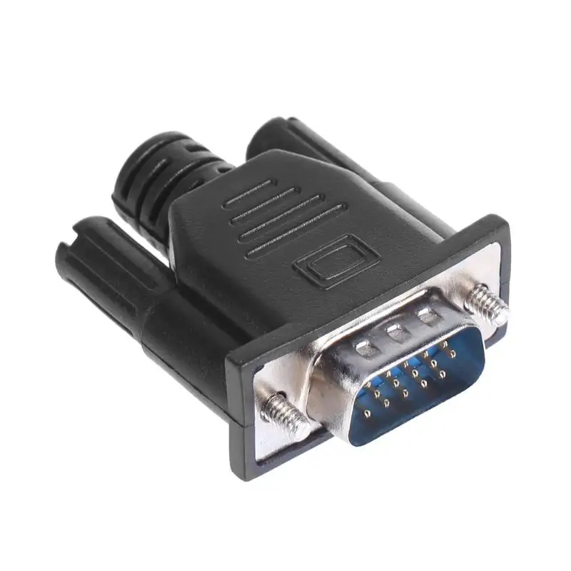 VGA Virtual Display Dummy Plug EDID Emulator 1920x1080P 60Hz Headless Ghost Display Connector Adapter for Mining Remote PC Use