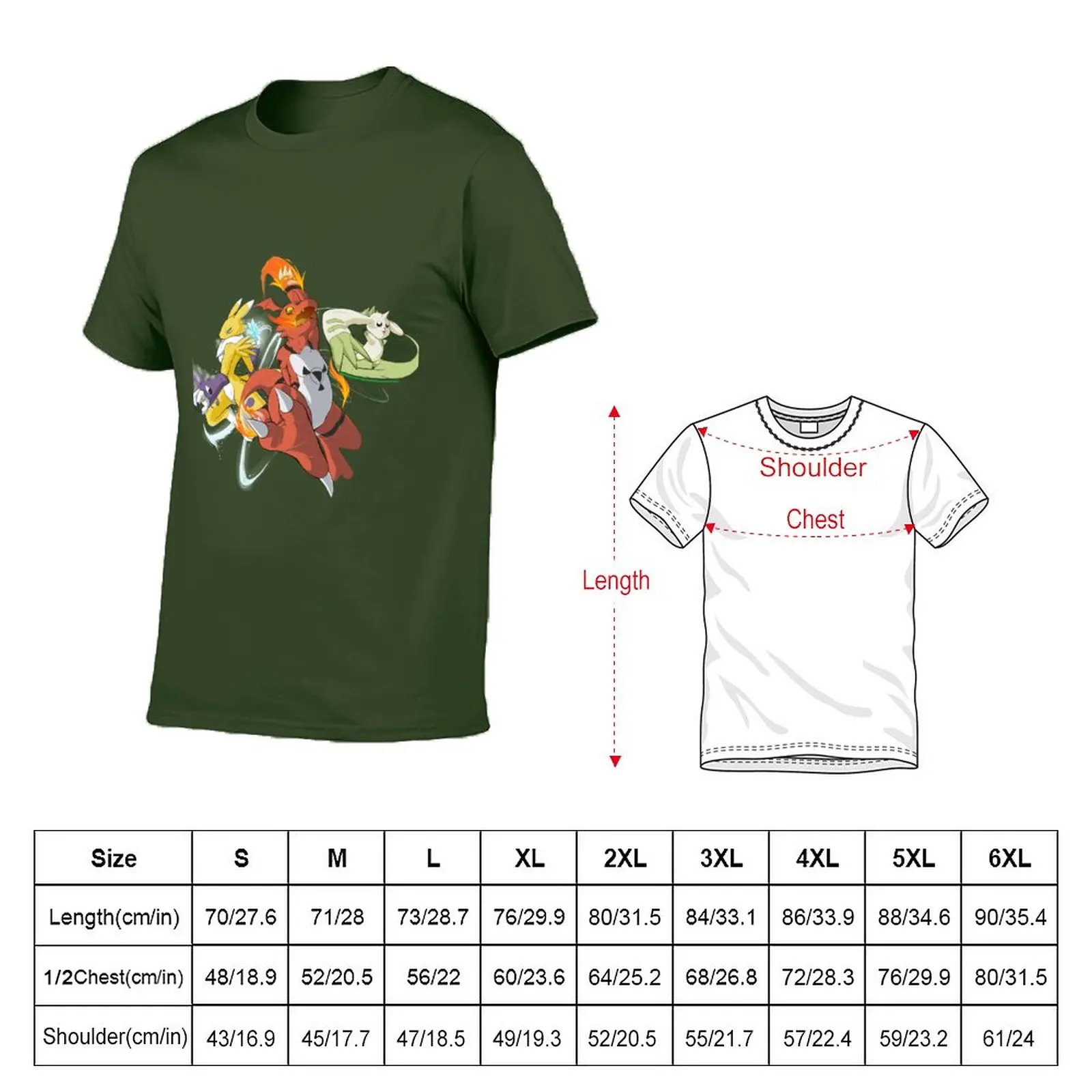 New Tamers T-Shirt hippie clothes Anime t-shirt Short sleeve tee vintage t shirt mens tall t shirts