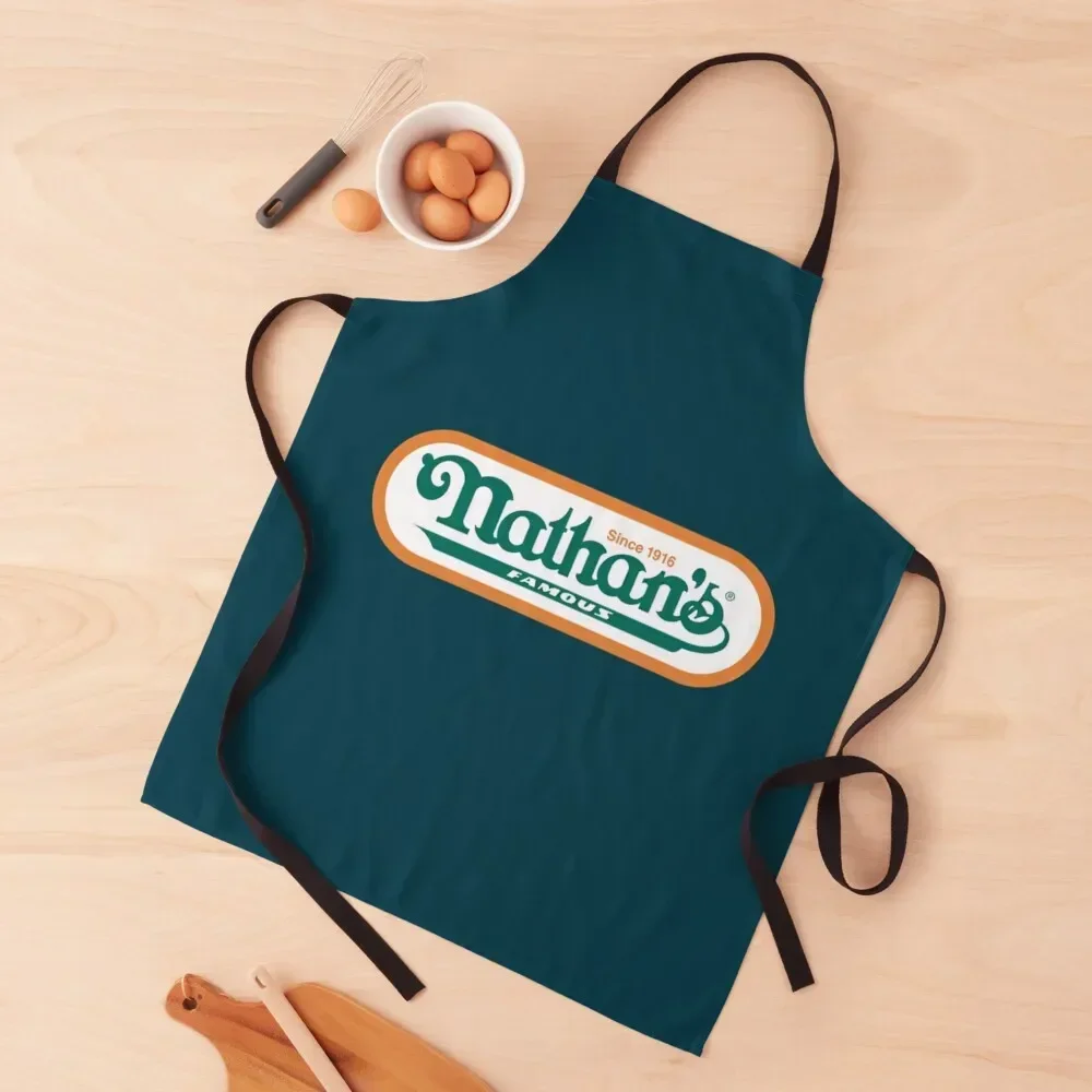 

nathans coney island Apron Home and kitchen products Kitchen Special Accessories barber uniform For Girl Apron