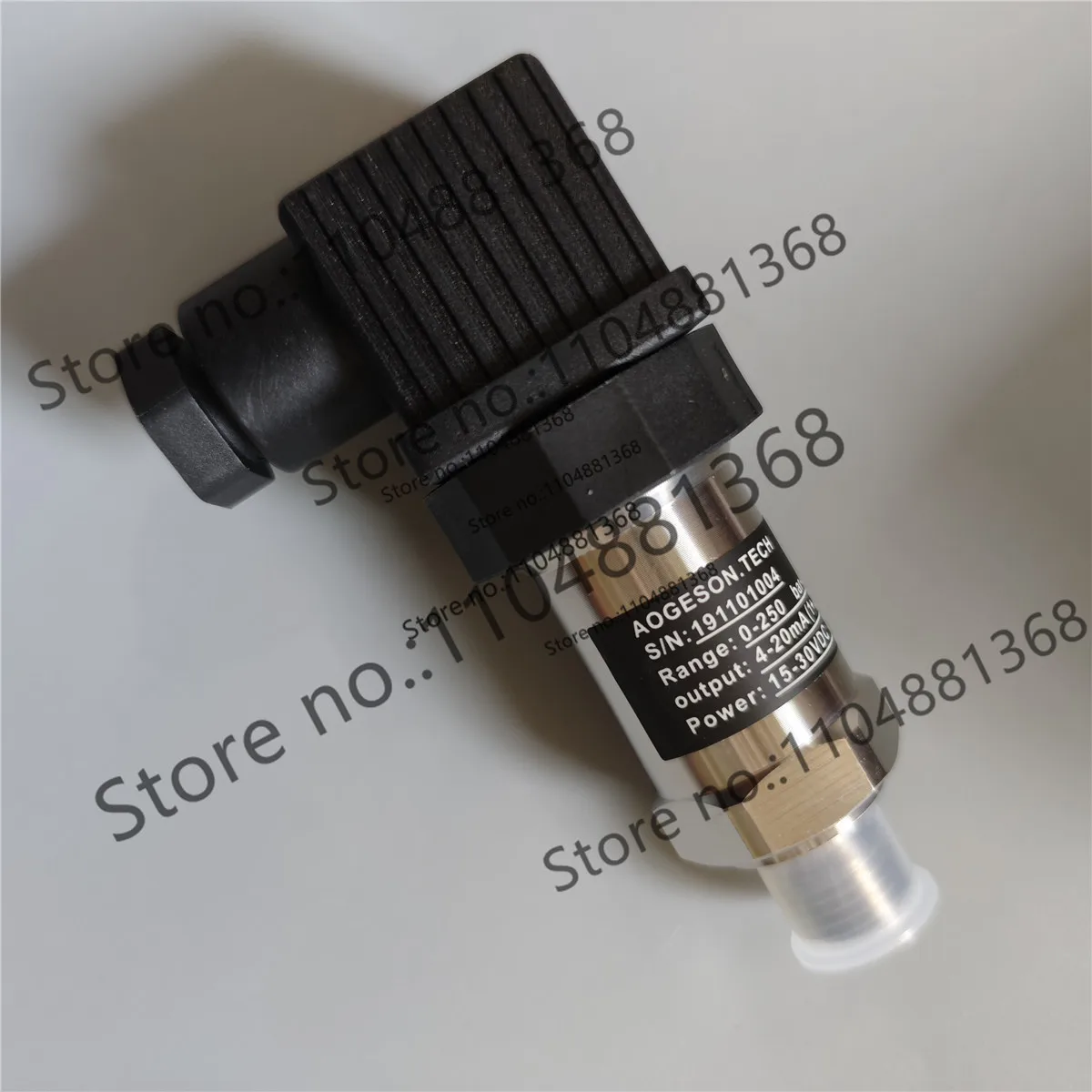 0-250bar Haitian injection molding machine pressure sensor 1/4 tooth 0-10V 4-20mA servo pressure transmitter