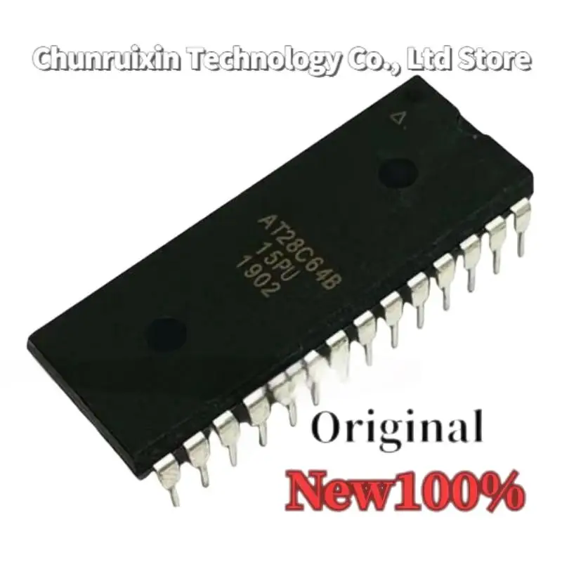 (10piece) 100% New Original AT28C64-15PU AT28C64-15PC AT28C64  28C64  DIP28  Chipset