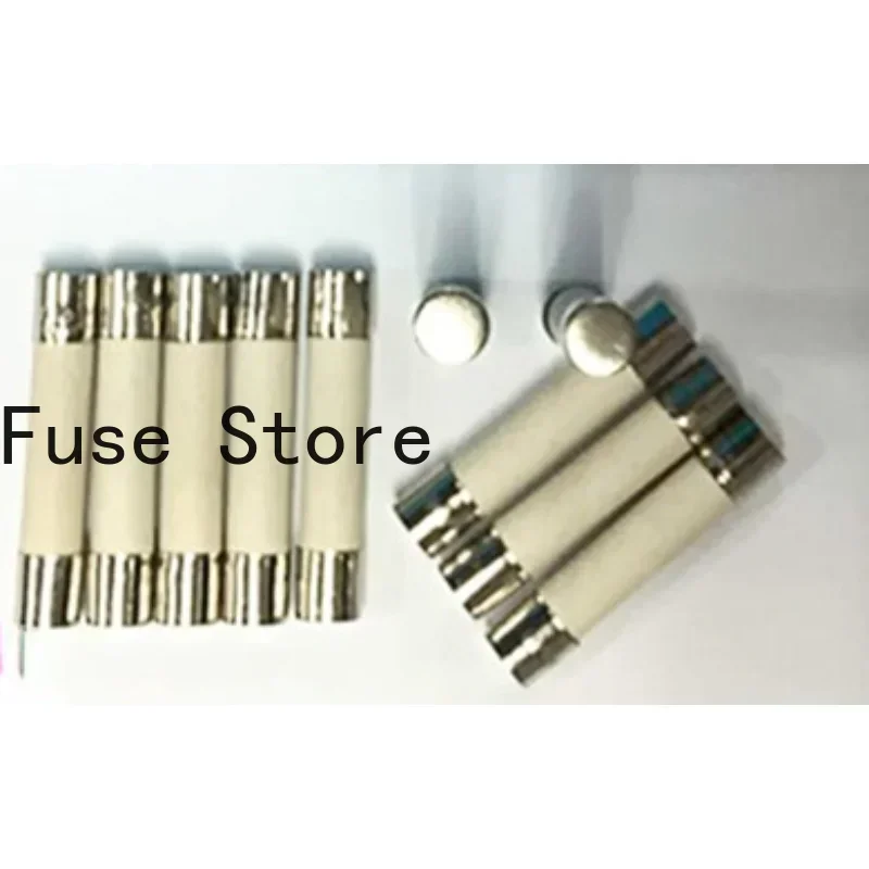 

10PCS Brand-new Slow-breaking Glass Fuse Tube 6*30mm 250V T7A T8A T12A T13A