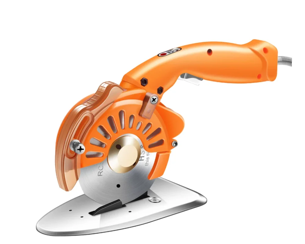 100/110/125 Fabric Round Cutting Machine Electric Scissors Cloth Cutting Cordless Electric Scissors Fabric Rotary Cloth Cutter
