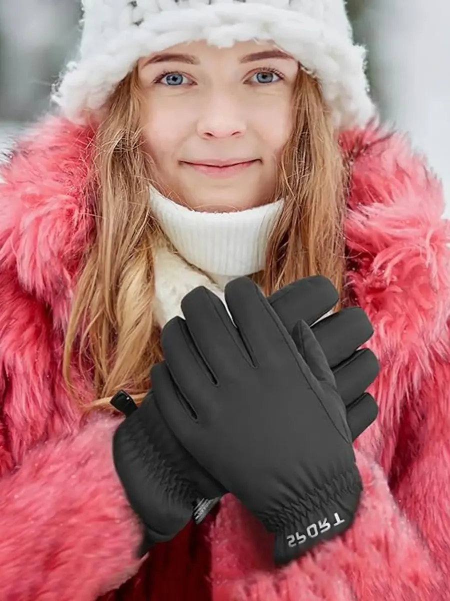 AliExpress Winter Gloves Women Men,Touchcreen Insulated Warm Gloves Cold Weather Windproof Thermal Snow Skiing,Driving,Biking,Running