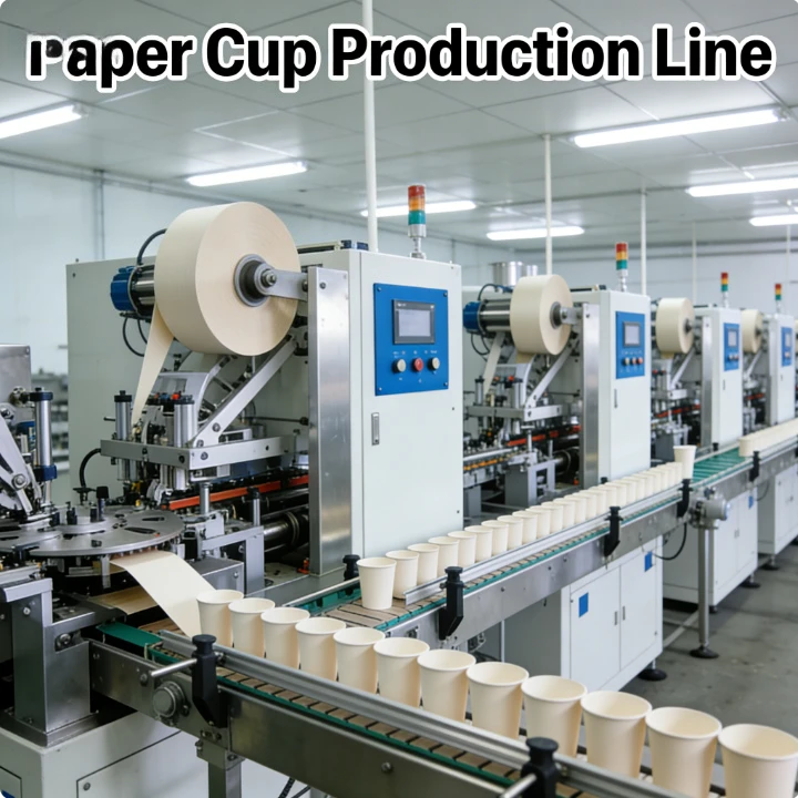 Paper Cup Printing Punching Machine Fully Automatic Die Cutting for Disposable Paper Cups Manufacturing