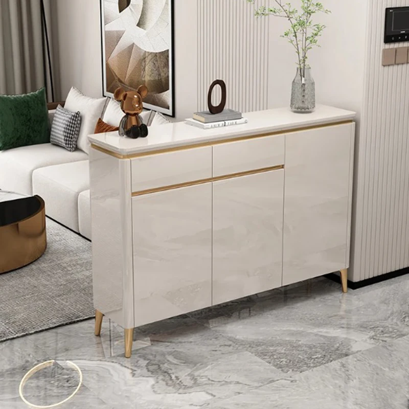 رف أحذية فاخر للمدخل منظم رف مدخل داخلي مدخل قاعة خزانة خذاء تخزين متعدد الوظائف منتجات Muebles المنزلية