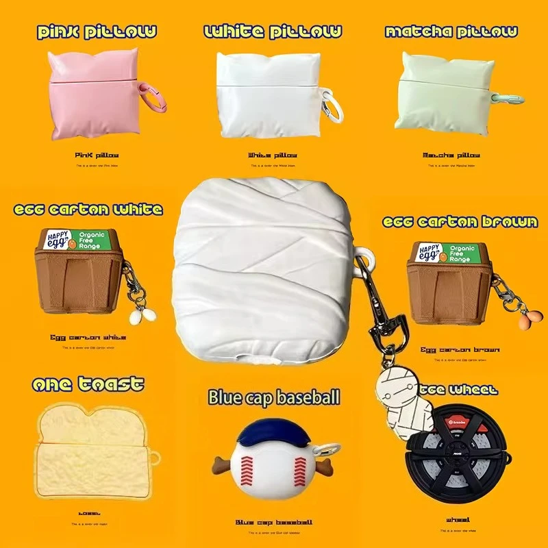 

Cute Cartoon Case for OPPO Enco Air5 Pro Case Protective Silicone Covers Bluetooth Earphone Shell Headphone Portable with Hook