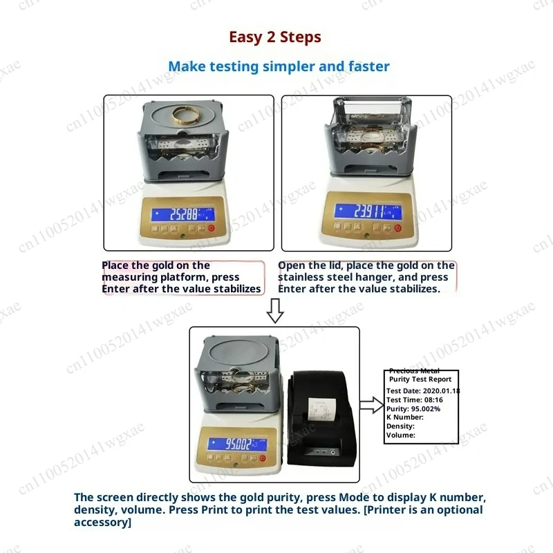 USB Thermal Receipt Printer POS Printer for Gold Densitometer Paper Width 58mm，Printing Speed 90mm/s