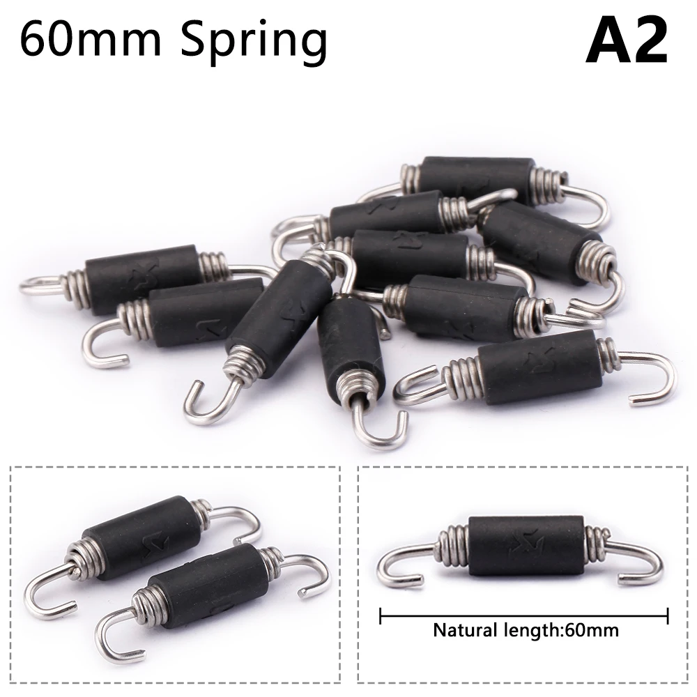 1pcs universal motorcycle stainless steel spring hooks for exhaust pipe design - Image 2
