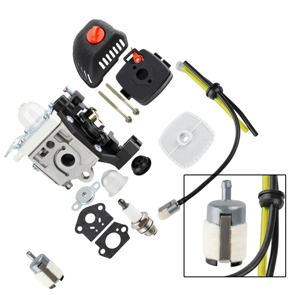 Fuel Line Set N 225 Carburetor Kit Comprehensive Replacement Set Efficient Cutting Performance Garden Trimming