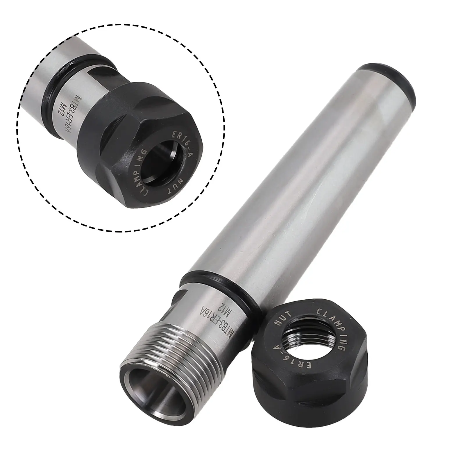 

Описание продукта: для держателя конуса Морзе для держателя конуса Морзе MT3 ER16 для держателя конуса Морзе для держателя инструмента с патроном MT3 ER16