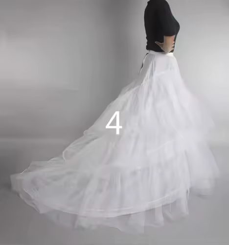 Hot Bridal Wedding Petticoat Underskirt Prom Plus Size Hoop Crinoline 12 Styles Customized - Image 19