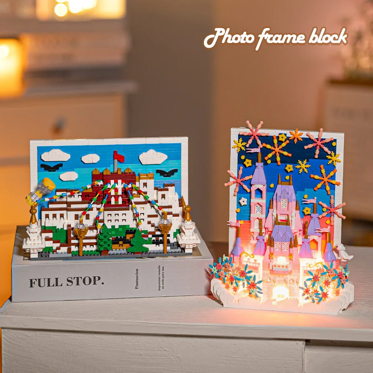 Mini Blocks World Architecture Potala Castle 3D DIY Decoration Goods Photo Frame Taj Mahal Brinquedos for Girl Toy Birthday Gift