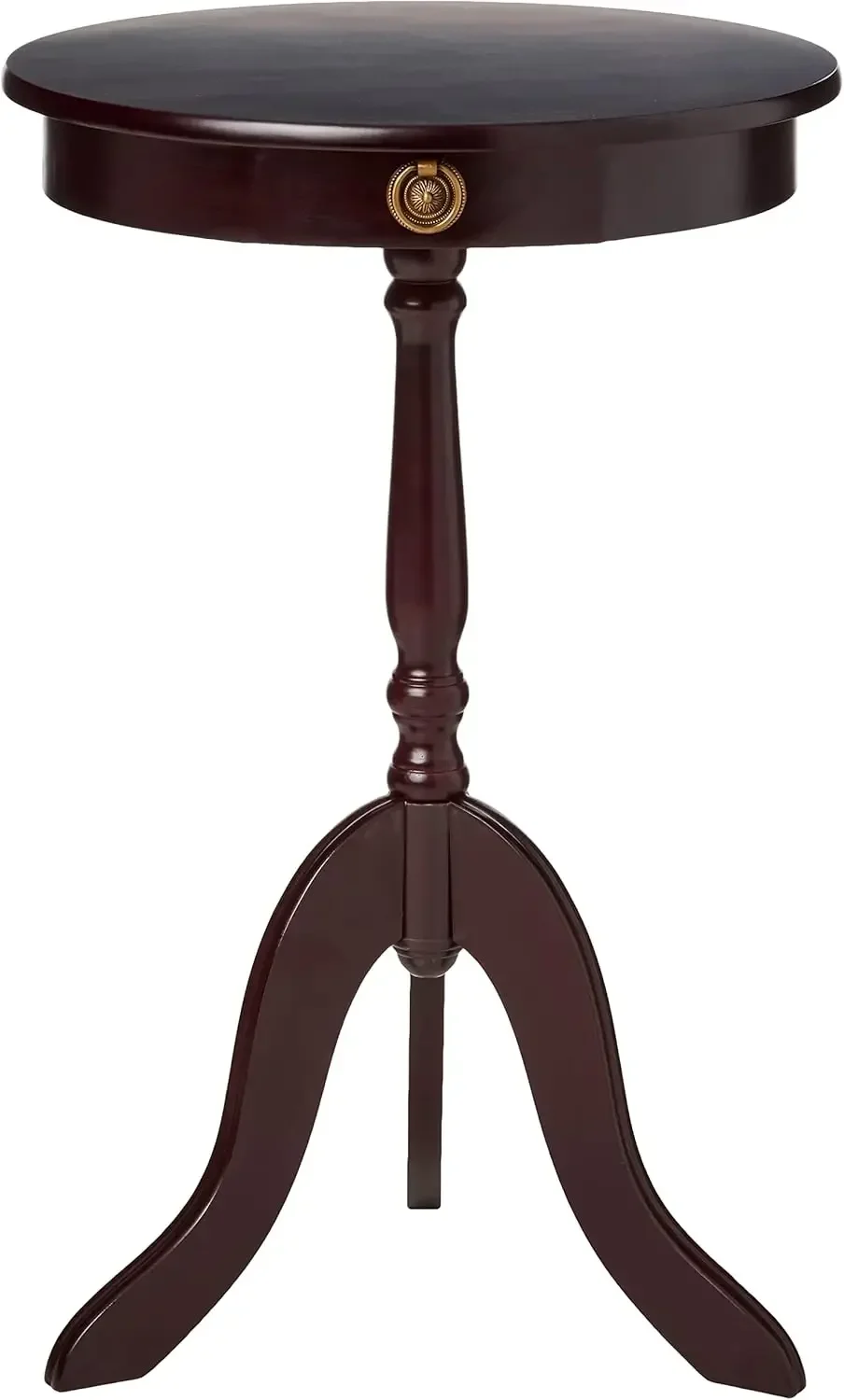 

Table, 15.76 in x 15.76 in x 24.82 in, Mahogany