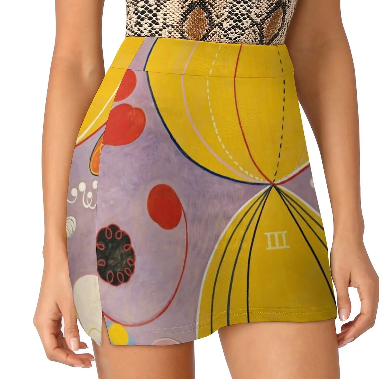 

The Ten Largest , Group Iv , No.7 By Hilma Af Klint Women's skirt With Hide Pocket Tennis Skirt Golf Skirts Badminton Skirts